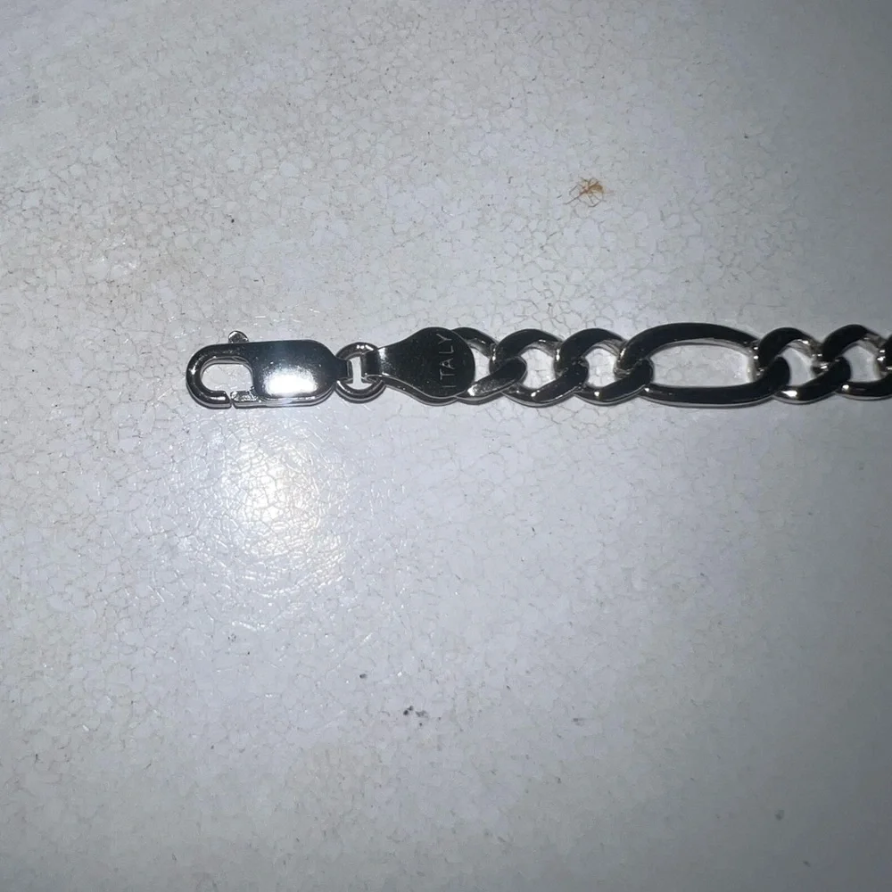 Sterling Silver Chain Anklet - Picture 3 of 4